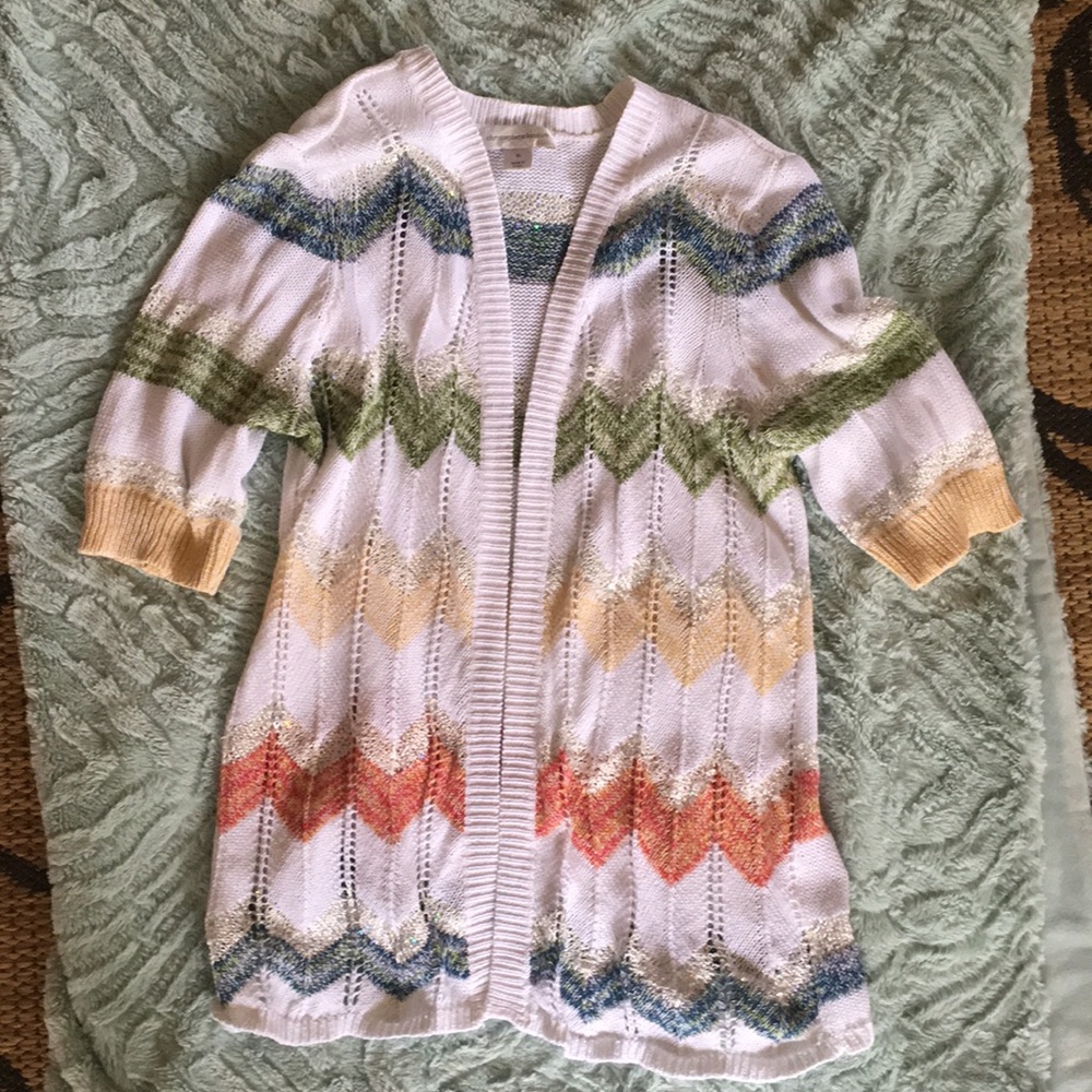 Christopher & Banks XL S/S Summer Shrug